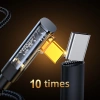 Joyroom USB C Kabel gewinkelt - USB für Schnellladung und Datenübertragung 3A 1,2 m schwarz (S-UC027A6)