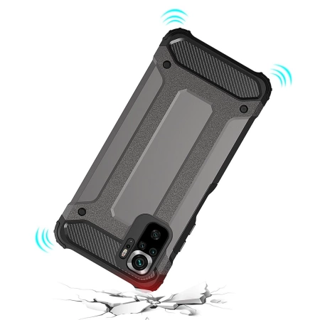 Hybrid Armor gepanzerte Hybridhülle Abdeckung Xiaomi Redmi Note 11 Pro+ 5G (China) / 11 Pro 5G (China) / Mi11i HyperCharge / Poco X4 NFC 5G schwarz