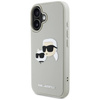 Schutzhülle IPHONE 16 Karl Lagerfeld HC 3D Rubber Double Heads beige