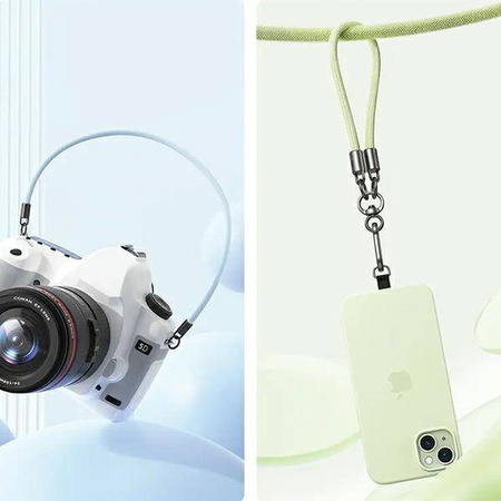 Uniwersalna Smycz do Telefonu 30cm USAMS ZB283GS03 (US-ZB283) różowe