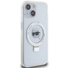 Karl Lagerfeld KLHMP15SHMRSKHH iPhone 15 6,1&quot; weiß/weiß Hardcase Ring Stand Karl Head MagSafe