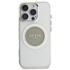 Guess IML Metal Colored Circle Classic Logo MagSafe - Etui do iPhone 16 Pro Max (szary)