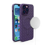 MagSafe Woven Case für iPhone 15 Pro Max – Lila
