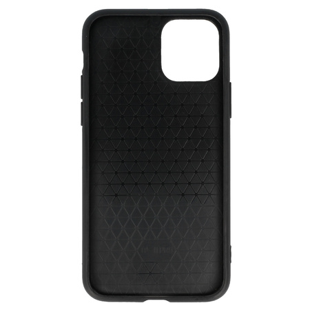 Tel Protect CARBON Case do Iphone 11 Pro Czarny z czerwonym paskiem