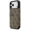 Etui Guess Book 4G Metal Logo na iPhone 17 Pro Max - brązowe