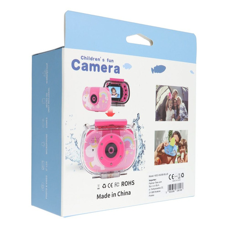 Wodoodporny aparat cyfrowy dla dzieci z ekranem 2" 1080P / 30fps KDC-0025B niebieski