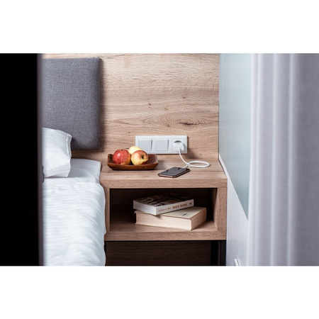 Forcell Ładowarka Sieciowa ze złączem USB typ C i kablem lightning - 3A 20W z funkcją ładowania PD i QC 4.0