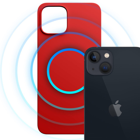 Apple iPhone 14 Plus - 3mk Hardy MagSilicone Red