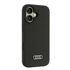 Audi nakładka Silicone Case do iPhone 16 6.1" czarna