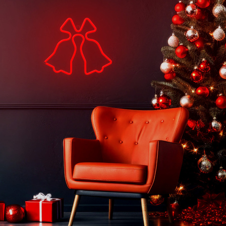 Neon LED CHRISTMAS DZWONKI czerwone FLNE17 Forever Light