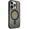 Ferrari FEHMP14XURKK iPhone 14 Pro Max 6,7" schwarz/schwarz Hardcase Translucent Magsafe
