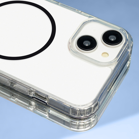 Nakładka Anti Shock Thin Mag do iPhone 15 Pro 6,1" czarna