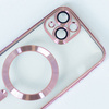 Nakładka Color Chrome Magsafe do iPhone 14 6,1" różowo-złota