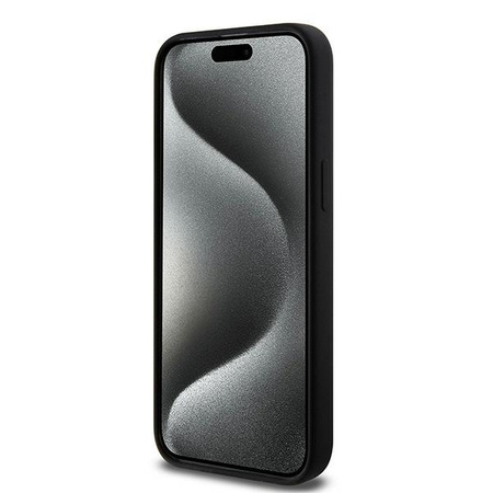 Oryginalne Etui KARL LAGERFELD hardcase Silicone Choupette Head MagSafe KLHMP15LSCHPPLK do Iphone 15 Pro Czarny