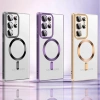 Etui Wozinsky Electroplated Magsafe na Samsung Galaxy S24 FE - czarne