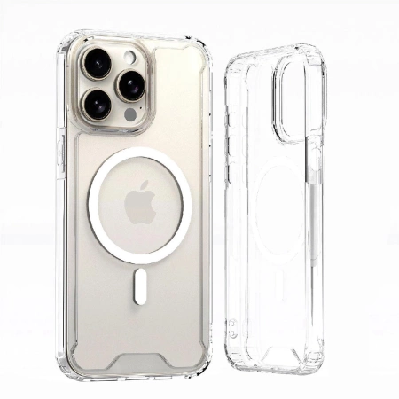 Etui Wozinsky Clear Corner Case MagSafe na Samsung Galaxy S24 FE - przezroczyste