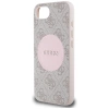 Guess 4G Circle Classic Logo MagSafe case for iPhone 16e - pink