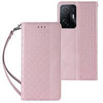 Magnet Strap Case Case for Samsung Galaxy A13 5G Pouch Wallet + Mini Lanyard Pendant Pink