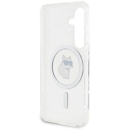 Karl Lagerfeld IML Choupette MagSafe Hülle für Samsung Galaxy S24 – transparent