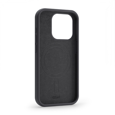 Nakładka Etteri Silicone Mag do Samsung Galaxy S25 Plus czarna