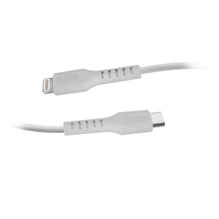 SBS TECABLELIGTC1W USB-C – Lightning Kabel mit MFi-Zertifizierung, 1 m – Weiß