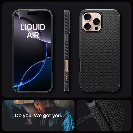 SPIGEN LIQUID AIR IPHONE 16 PRO MAX MATTE BLACK