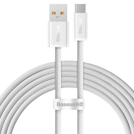 Baseus Dynamic Series kabel USB - USB Typ C 100W 2m biały (CALD000702)