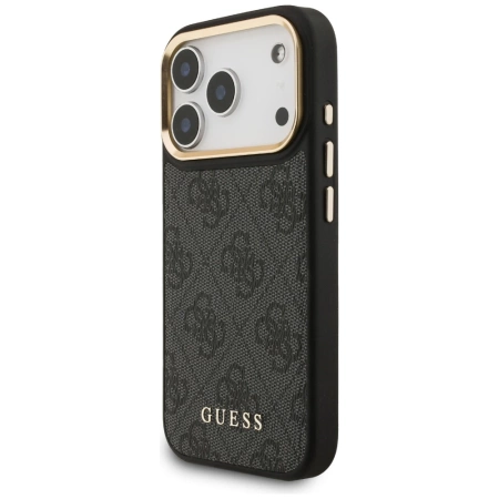Guess 4G Case with Magsafe Wallet for iPhone 17 Pro - Black