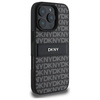 Original Case IPHONE 16 PRO MAX DKNY Hardcase Texture Pattern Tonal Stripe (DKHCP16XPRTHSLK) black