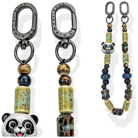 Zawieszka na torebkę handstrap Nimmy New Big Eye Cute Pets 2.0 czarny