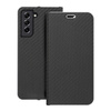 Kabura LUNA Book Carbon do SAMSUNG S21 czarny