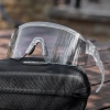 Rockbros Polarisierte Fahrradbrille mit UV-Schutz und Korrektureinsatz - Weiß