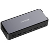 Adapter Verbatim stacja dokująca USB-C   Pro 15w1 2xHDMI/1xRJ45/4xUSB-A/3xUSB-C/1xSD/1xmicroSD/1xAudio/1xDisplayPort/1xSSD szary 32174