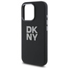 Original Handyhülle IPHONE 16 PRO DKNY Hardcase Liquid Silicone Metal Logo (DKHCP16LSMCBSK) schwarz