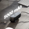 Powerbank SBS Hybrid PD 20W 5000mAh z wbudowanym kablem i składaną wtyczką - czarny