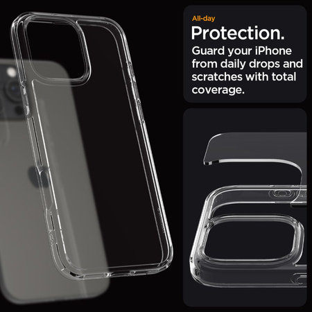 SPIGEN ULTRA HYBRID IPHONE 16 PRO CRYSTAL CLEAR