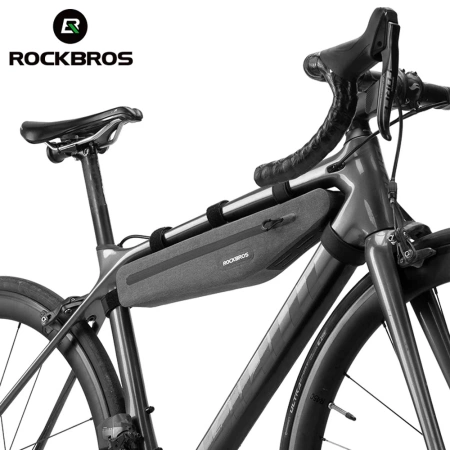 Rockbros AS-052 waterproof bicycle bag for frame - gray