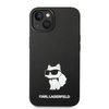 Karl Lagerfeld nakładka do iPhone 14 Plus 6,7" KLHMP14MSNCHBCK czarna hard case Magsafe Silicone NFT Choupette