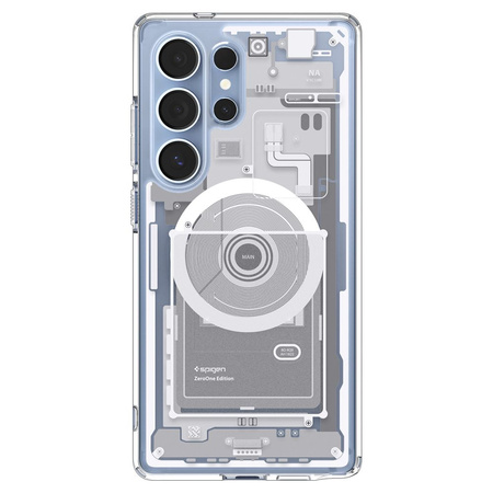 Spigen Ultra Hybrid Mag MagSafe - Etui do Samsung Galaxy S25 Ultra (Zero One White)