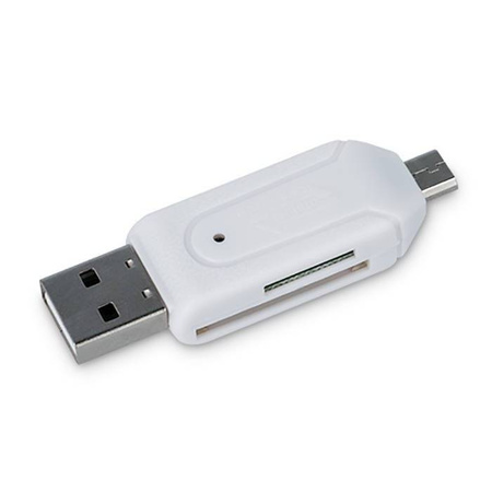Czytnik Kart OTG USB na Micro USB Forever Micro SD / SD