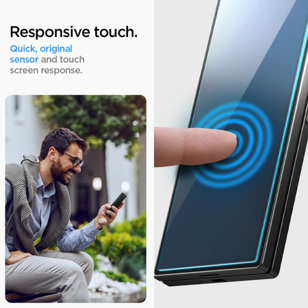 Spigen Glas.TR Sam Z Fold 6 2szt./2pcs "EZ FIT" AGL07969 szkło hartowane