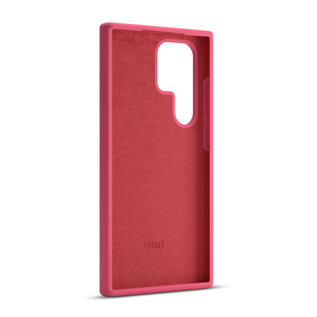 Nakładka Etteri Silicone Case do Samsung Galaxy S24 Ultra malinowa