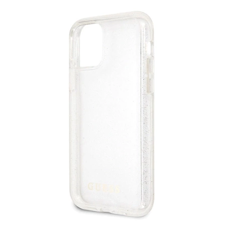 Guess Glitter Case - Etui iPhone 11 Pro (Silver)