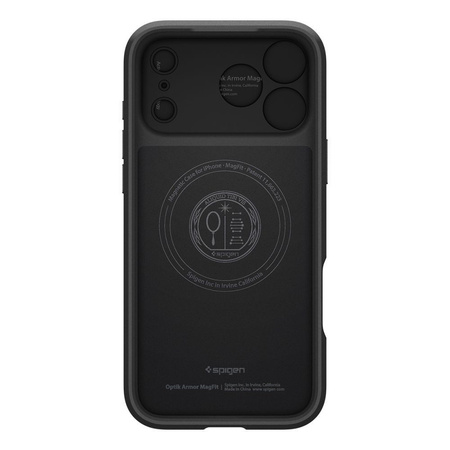 SPIGEN futerał OPTIK ARMOR MAG do IPHONE 17 Pro Max black