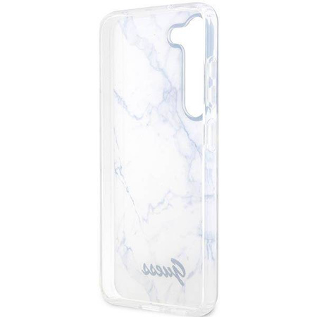 Guess GUHCS23MPCUMAH S23+ S916 biały/white hardcase Marble