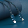 Baseus High Density Braided Cable Type-C to Lightning, PD,  20W, 1m (blue)