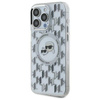 Karl Lagerfeld nakładka do iPhone 16 Pro 6,3&quot; KLHMP16LHMCKMHT przezroczysta Hardcase IML Monogram Karl&Choupette Head MagSafe