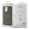 Oryginalne Etui GUESS Hardcase GUHMP14LG4GFRW do iPhone 14 Pro (Kompatybilny z Magsafe / 4G Ring classic logo / brązowy)