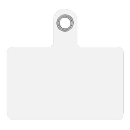 Wkładka plastikowa do telefonu pod zawieszkę / sztywna - transparent