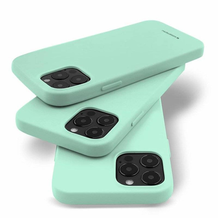 Case IPHONE 14 Matte Silicone Mercury Soft Jelly mint
